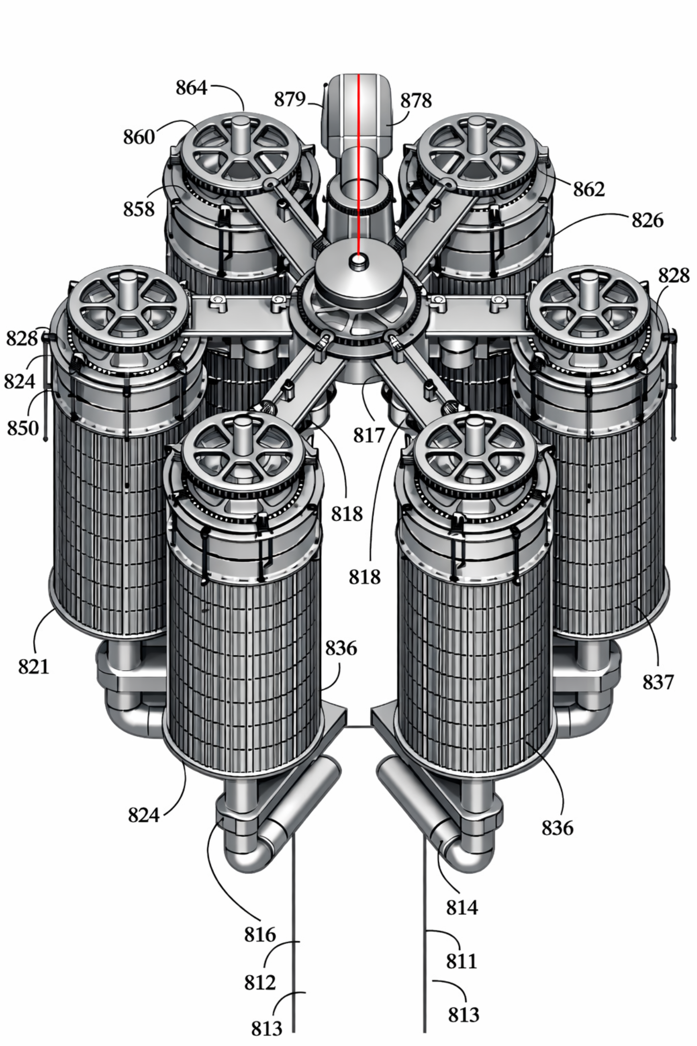 Modular multi-cylinder architecture